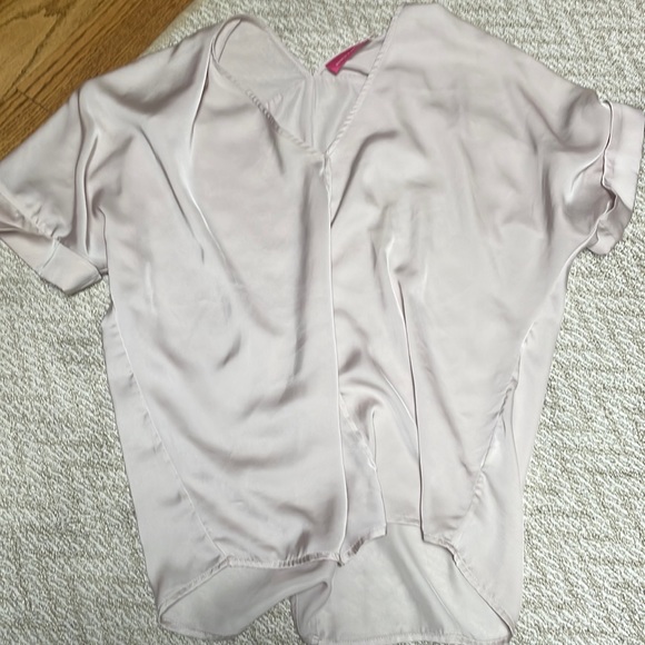 pookie and sebastian Tops - POOKIE AND SEBASTIAN LIGHT PINK BLOUSE